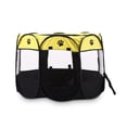 thumbnail image 1 of Tienda plegable para mascotas, casa de animales plegable octogonal con cremallera para exteriores, tela Oxford 600D, corralito para interiores, Suministros de alimentación y agua para Amarillo S Greeniant PT000583-02, 1 of 6