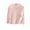 Tickled Pink, variant on Kidsy Girls Frilled Neck And Cuffs Peruvian Cotton T-Shirt – Long Sleeve, Crewneck – Creme Brule, 2T