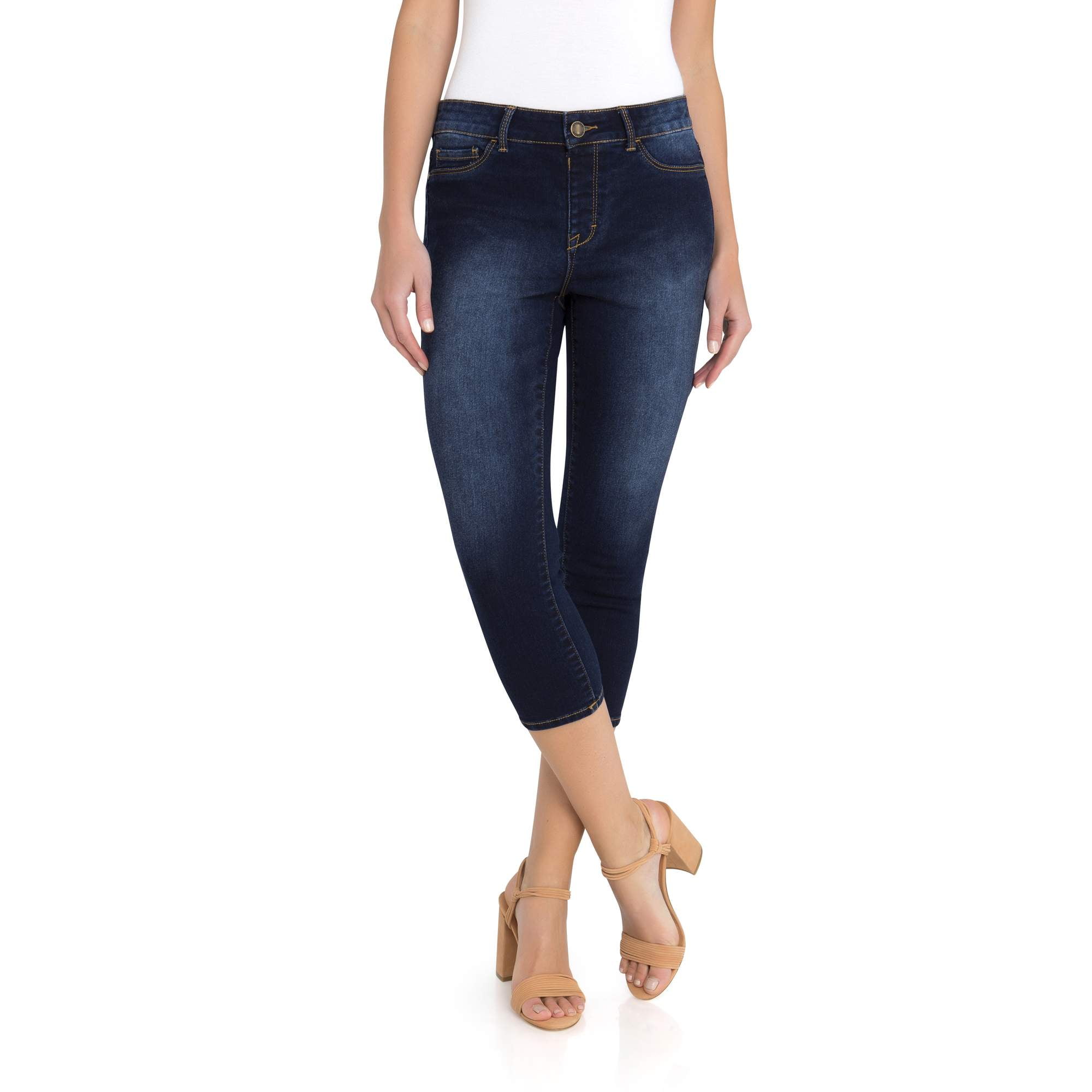 Jordache Women's Hot Spot High Rise PullOn Capri Pants