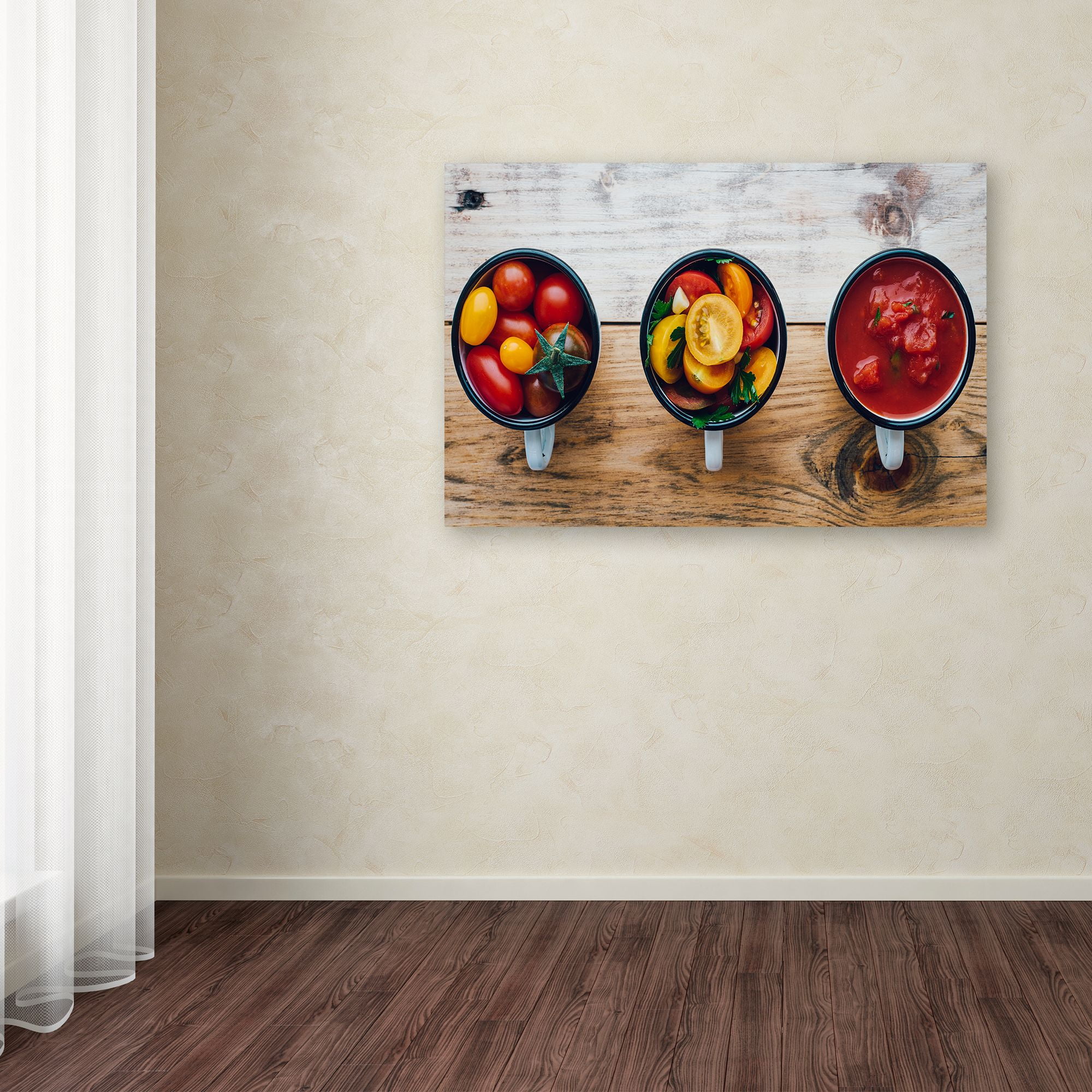 Trademark Fine Art 'Food process 2 Tomato Sauce' Canvas Art by Aleksandrova Karina
