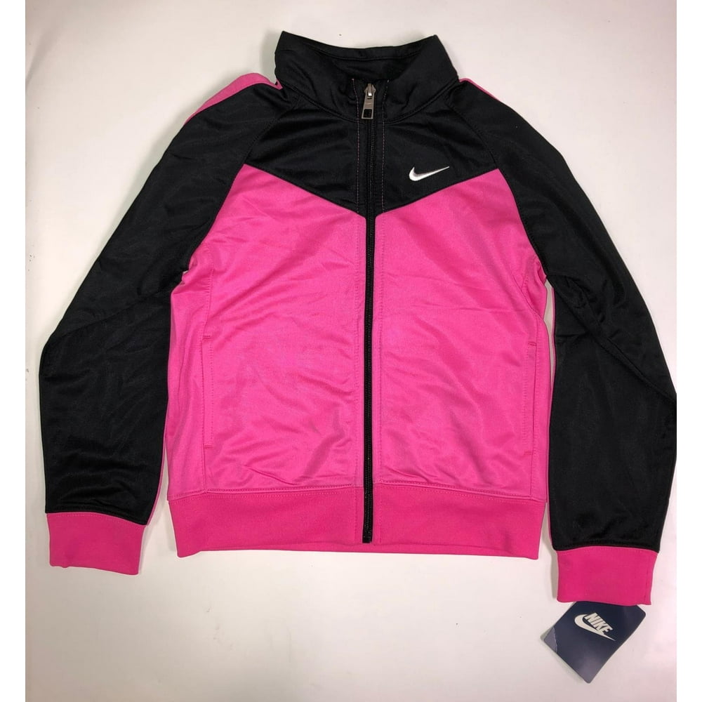 Nike Girls 2-Piece Track Warm-Up Suit (6X, Black) - Retail Price $56 ...