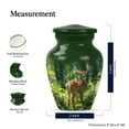 thumbnail image 2 of KARYLIZ Small Deer Urn - Green Cremation Urns - Funeral Unique Urns for Human Ashes Adult Female - Tiny Funeral for Human Ashes - Burial Urn for Adult Human Ashes - Burial Keepsake for Man 3 Inch, 2 of 2