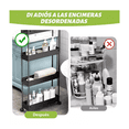 thumbnail image 4 of Estante Organizador De 4 Niveles Para Cocina/baño, Negro, 4 of 5