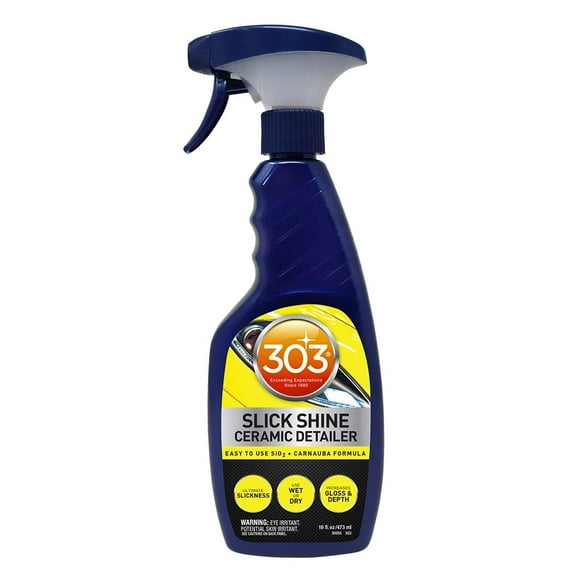 303 Slick Shine Ceramic Detailer Spray Automotive Polishes, 16 oz