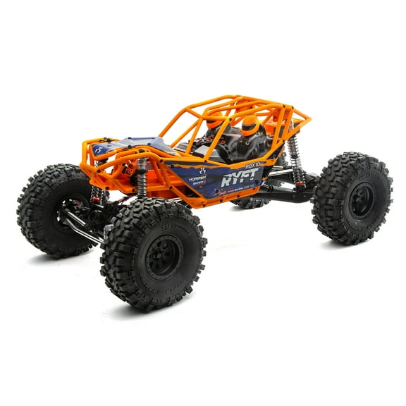 Axial RC Truck 1/10 RBX10 Ryft 4 Wheel Drive Brushless Rock Bouncer RTR Battery and Charger Not Included Orange AXI03005T1 Trucks Electric RTR 1/10 Off-Road