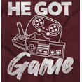 thumbnail image 2 of He Got Game Men's Graphic T Shirt Tees Brisco Brands 5X, 2 of 6
