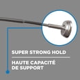 thumbnail image 2 of Mainstays Smart Rods Adjustable Curved Shower Curtain Rod, Tool-Free Tension or Wall-Mount Installation, 50" to 72", 2 of 7
