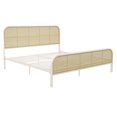 thumbnail image 1 of Mr. Kate Roxanne Metal and Cane Platform Bed, 1 of 9