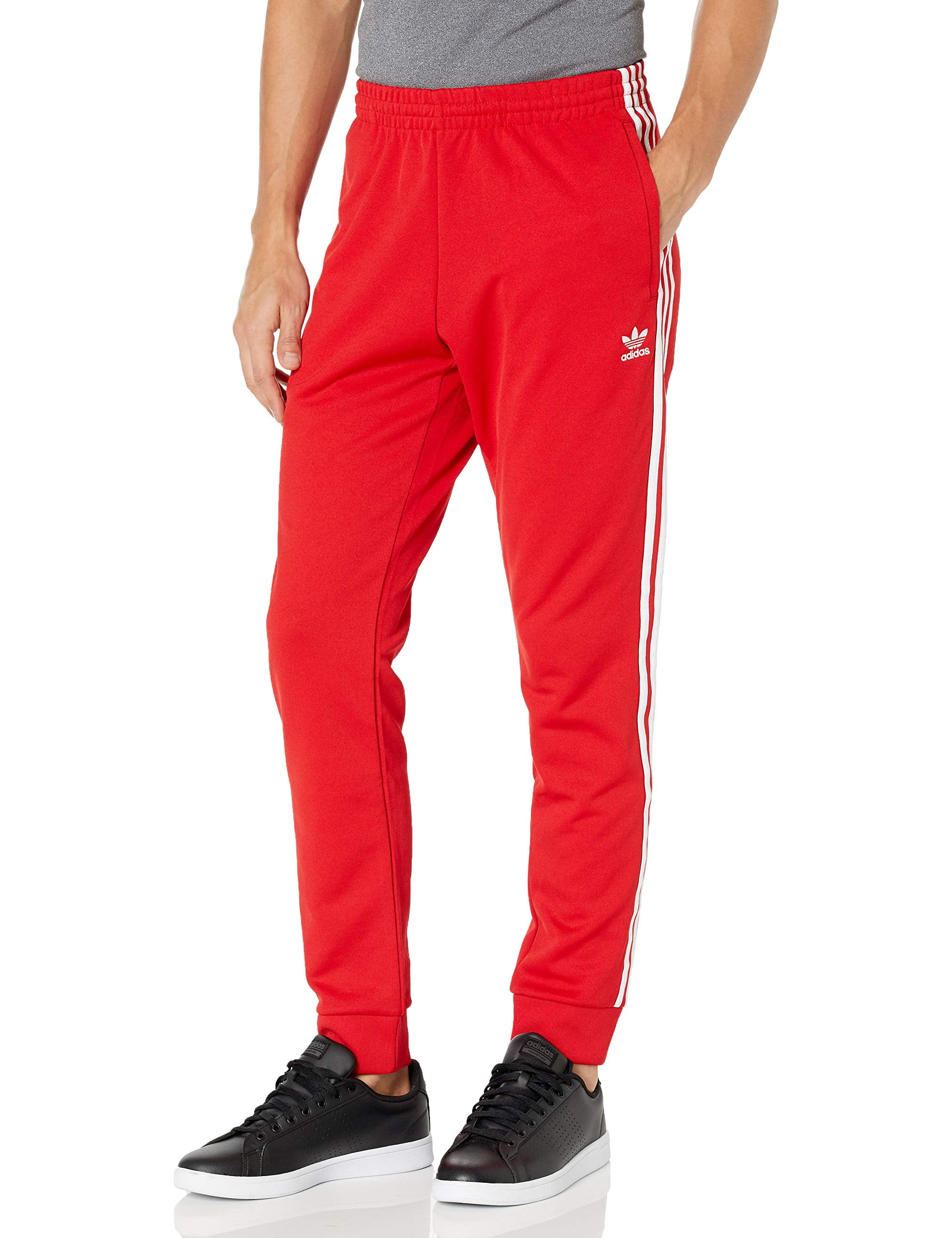 adidas Originals mens Adicolor Classics Sst Track Pants, Scarlet/White, X-Large US - Walmart.com
