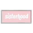 thumbnail image 4 of Stupell Industries Sisterhood Meaningful Siblings Pink Retro Typography Graphic Art Gray Framed Art Print Wall Art, Design by Daphne Polselli, 4 of 5
