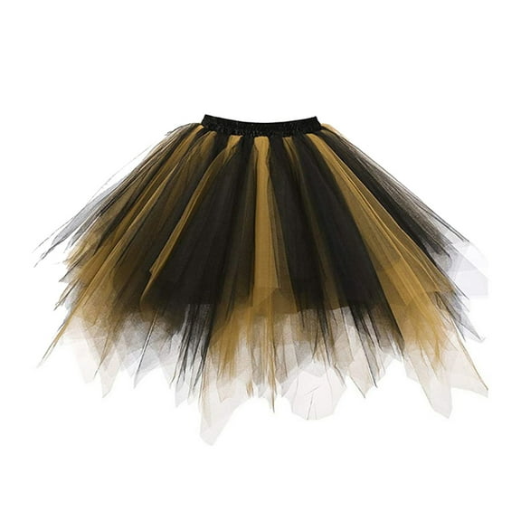 Tutu Dress for Girls Soft Fluffy Skirt Toddler Party Carnival Mesh Princess Skirt Tulle Dress 6-10 Years