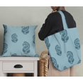 thumbnail image 5 of Soimoi Polyester Crepe Fabric Leaves Block Print Sewing Fabric Yard 52 Inch Wide, 5 of 5