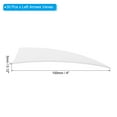thumbnail image 2 of Uxcell Arrows Vanes 30 Pack 4 Inch Arrow Turkey Feather Left Wing White for DIY Target Shooting, 2 of 6