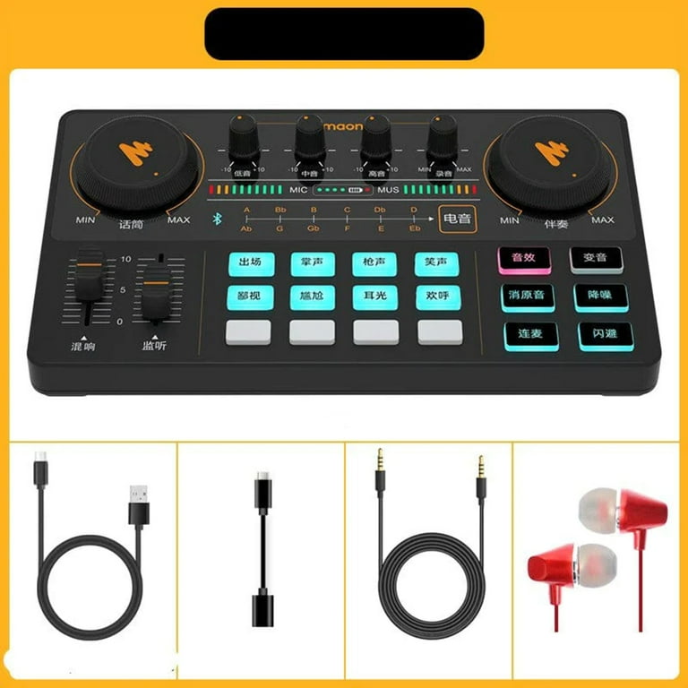 MAONOCASTER Audio Interface Podcast Studio Full Setup & Recording