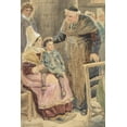 thumbnail image 2 of Brock, Charles Edmund 13x18 White Modern Wood Framed Museum Art Print Titled - Illustration 8 for Little Peter A Christmas Morality for Children of Any Age, 2 of 4