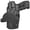 Black, variant on H&K P30 Paddle Holster Black / Right Hand by Rounded Gear