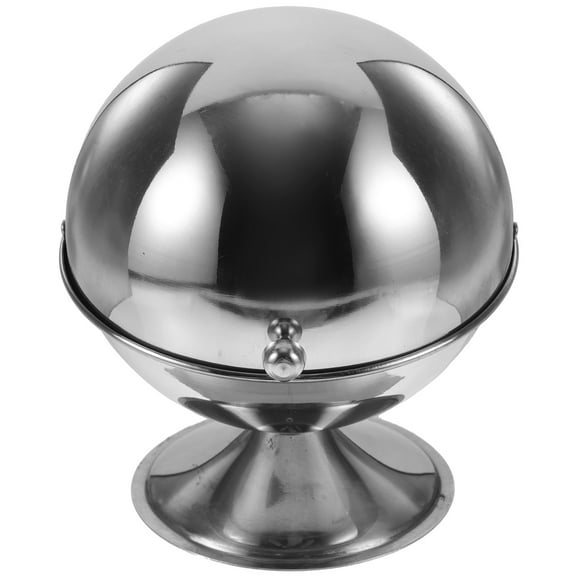 PAMINGONO 1Set Small Sugar Bowl with Lid for Tea Party in Silver 30 oz