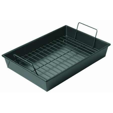 Chicago Metallic Nonstick Roast and Broil Pan with Rack, 9 x 13 Inch