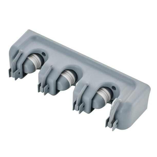 Montado en la pared Fregona Cepillo Escoba Colgador Estante de almacenamiento Organizador de cocina (3 estantes) Ndcxsfigh Libre de BPA