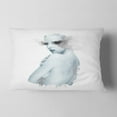 thumbnail image 2 of Designart Beautiful Young Woman Double Exposure - Portrait Throw Pillow - 12x20, 2 of 5