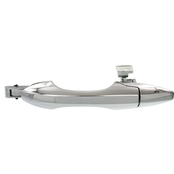 Exterior Door Handle Compatible with 2007-2013 Acura MDX Rear, Driver Side Chrome