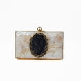 thumbnail image 4 of Different Craft India Mother Of Pearl inlaid bridesmaid brass duffle Clutch Bag for Women, 4 of 5