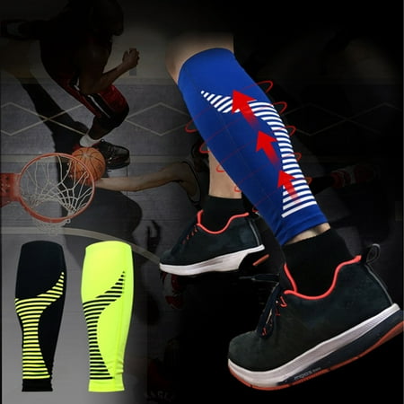 Running Knee Socks Unisex Basketball Football Running Sport Sock Knee Leggings Protective Gear High Elastic Warm Breathable Knee Socks Single Leg Sleeve Green M ()