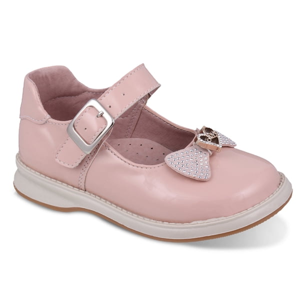 Zapato para Niña Fiesta Marca Lucho Mod. 751 Moño Brillante