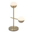 thumbnail image 2 of Waterloo Table Lamp White & Bronze Table Lamp, Modern Style, Works with dimmer (Dimmer Not Included), Steel, Lighting Table Lamps, 2 of 5