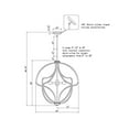 thumbnail image 2 of 7100-04-32-Forte Lighting-Gregg - 4 Light Foyer Pendant-28 Inches Tall and 26 Inches Wide-Antique Bronze Finish, 2 of 6