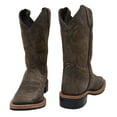 thumbnail image 3 of Smoky Mountain Kid's Leroy Vintage Chocolate Western Boots 3850, 3 of 7