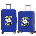 thumbnail image 1 of Luggage Cover Travel Suitcase Protective Cover for Trunk Case 18 ''-28 '' Foldable Elastic Suitcase Cover Floral Lettern Pattern 8floral S L, 1 of 6