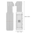 thumbnail image 2 of Yellow Acrylic Crack Measuring Ruler for Architecture with High Set, 2 of 8