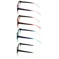 thumbnail image 4 of 4 Pairs Women Oversized Translucent 2-Tone Cateye Reading Glasses - Spring Hinge Reader DR09 +1.00, 4 of 5