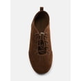 thumbnail image 6 of Scenario Women's Bungee Lace Faux Suede Sneakers, 6 of 7