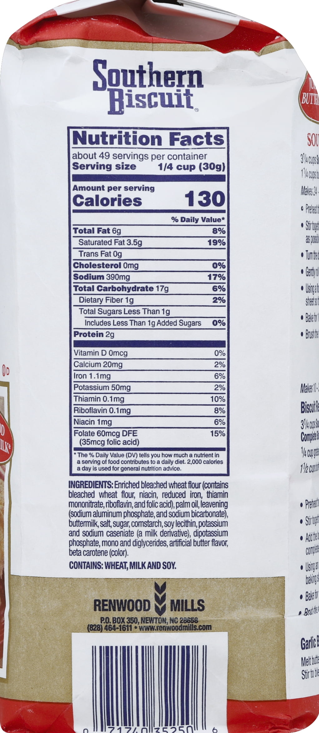 Formula L Southern Biscuit Mix, 52 oz – Premium All-Purpose Baking Blend