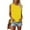 Yellow, variant on TDYHUAO Womens Tank Tops Crewneck Basic Solid Color Casual Flowy Summer Sleeveless Tee Shirt Loose Fit Vest Comfy Tunic Blouse