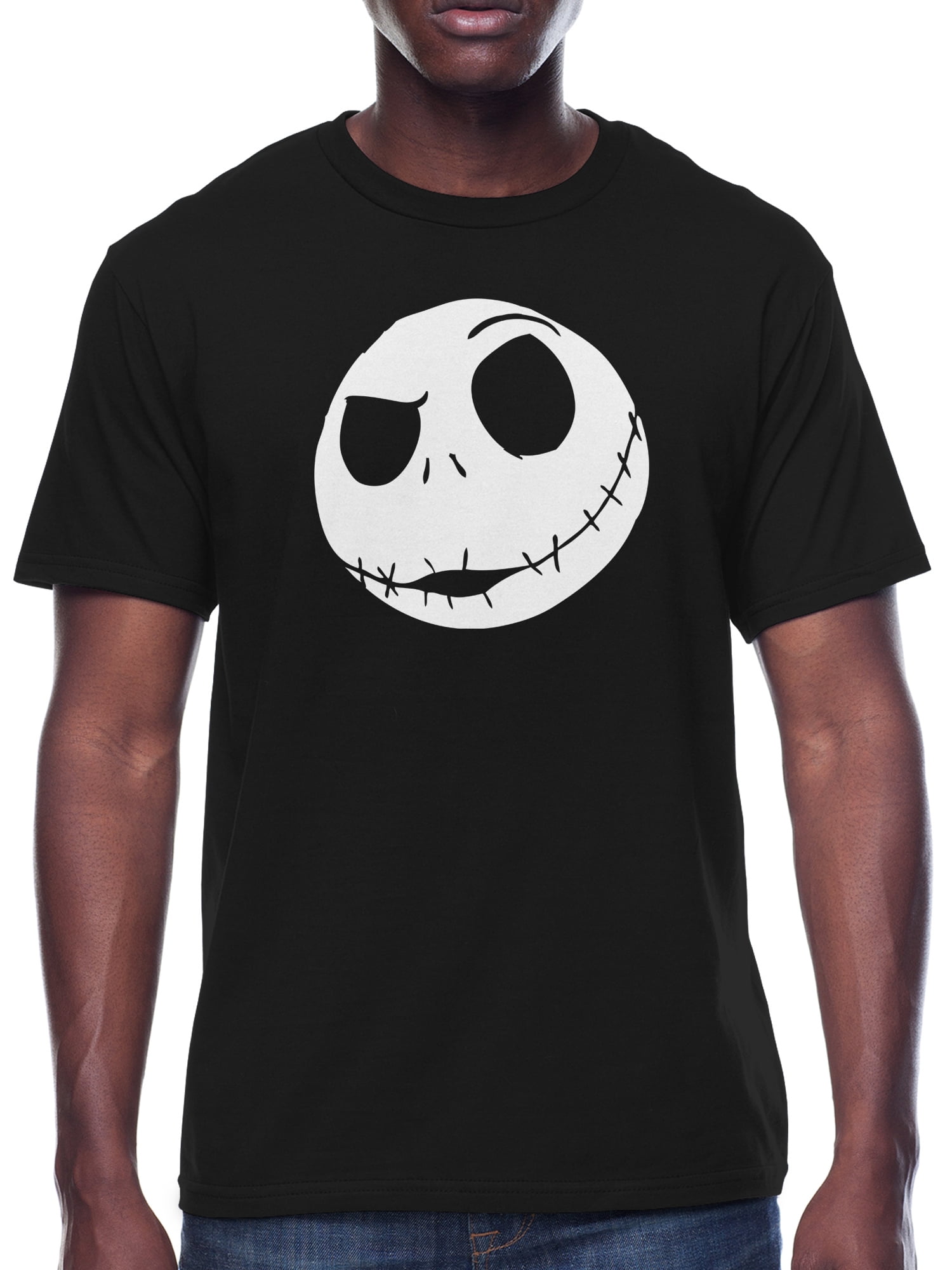 Nightmare Before Christmas Halloween Whiskey Jack Skellington's Brewery Halloween T-shirt Cute Skeleton Large Shirt Kids