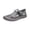 Gray, variant on Men's Mesh Hiking Sandals Closed-Toe Beach Sandal for Athletic Outdoor Summer Waterproof
