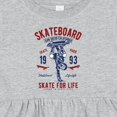 thumbnail image 4 of Inktastic Skateboard for Life Girls Baby Dress, 4 of 5