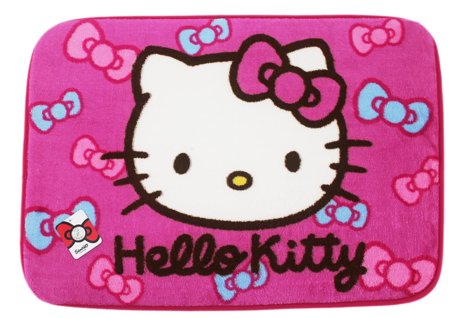 4 sizes Pink Bow Hello Kitty Non-slip Kids Room Bedroom Area Rug Mat Carpet 