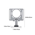 thumbnail image 3 of Chmadoxn Support de Tablette Tout en Métal Panneau Arrière Ajouré pour Dissipation de Chaleur Rotation Tout Autour Réglage d'Angle Infini Peut Être Utilisé avec Support de Tablette pour Dissipateur de Chaleur, 3 of 6