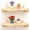 2 Pack, variant on FUYGRCJ Boho Wall Shelf, 4 Tier Wooden Floating Shelves, Wall Mounted Plant Shelf, Arched Storage Shelves, Bohemian Style Wood Decorative Shelf for Living Room, Bedroom, 18.9 x 5.7 x 4.33inch