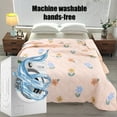 thumbnail image 2 of ChicYu Printed Lightweight Summer Quilt Full Size,Air Conditioning Bedding for Guest Rooms,Dorms,Breathable Thin Comforter with Floral Design,Machine Washable Coolings Blanket, 2 of 5