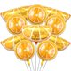 thumbnail image 1 of Globos YOUDICT, lámina de cumpleaños con fruta cítrica y naranja, 10 unidades, 1 of 7