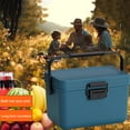 thumbnail image 4 of Homerr Boîte Réfrigérée pour Voiture Mini Refroidisseur pour Boissons Mini Refroidisseur 4qt Isolé Petit Refroidisseur Dur Portable avec Poignée Étanche Mini Refroidisseur Boîte à Lunch pour Voiture Camping Pique-Nique, 4 of 7