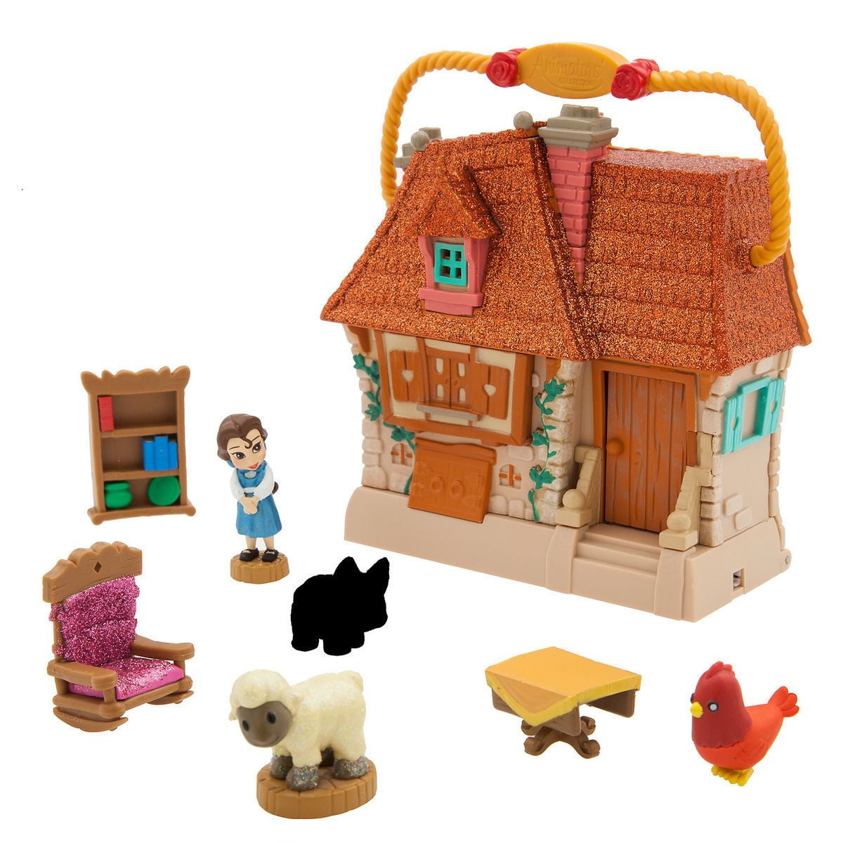 belle surprise feature playset