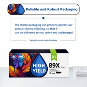 89X Toner Cartridge 2 Pack Compatible for 89X CF289X Black Toner Cartridges for Laser Enterprise M507, MFP M528 Series Printers