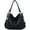 Black, variant on s Tote Bag for Women Hobo Shoulder Purse Large Work Commute Handbag Leather Top Handle Bag with Tassel