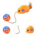 thumbnail image 2 of SHISUYAN Cat Teasing Toy Cat Mice Toy With Ball Plush Cat Toy Cat Interactive Toy, 2 of 9